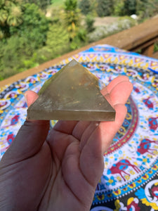 Natural Citrine pyramid