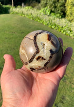 Load image into Gallery viewer, Septarian (Dragon Stone) Big Egg&amp;sphere with heart and mini Sphere set