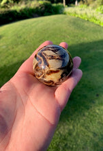 Load image into Gallery viewer, Septarian (Dragon Stone) big 1.25kg Sphere, 300gm Egg and mini 225gm Sphere set