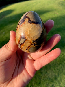 Septarian (Dragon Stone) big 900grams Heart, 225grams Egg, 225grams Sphere Set