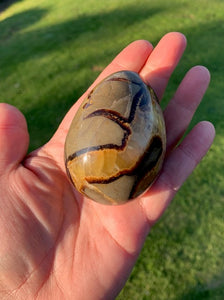 Septarian (Dragon Stone) big 900grams Heart, 225grams Egg, 225grams Sphere Set