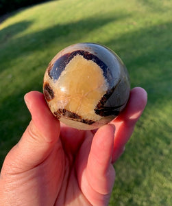 Septarian (Dragon Stone) big 900grams Heart, 225grams Egg, 225grams Sphere Set