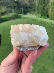 yellow Quarts raw rough cluster specimen