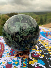 Load image into Gallery viewer, 2.75kg Kambaba Jasper SPhere and stand