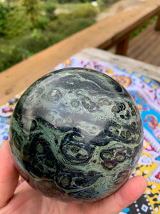 2.75kg Kambaba Jasper SPhere and stand