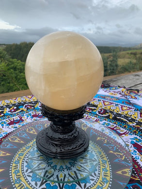 Yellow 3.150kg Calcite Sphere