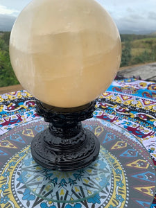 Yellow 3.150kg Calcite Sphere