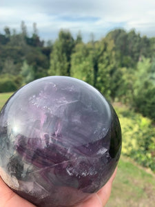 Large Rainbow Flourite Sphere