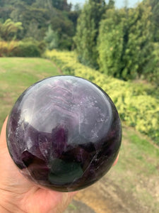 Large Rainbow Flourite Sphere